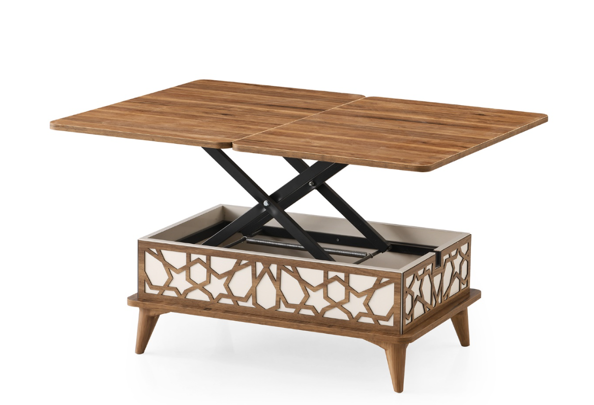 masuta de cafea extensibila mecanism lift top